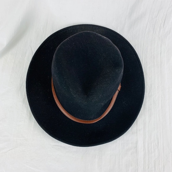 Sima Int USA Brown Fedora XL Wool Feather Felt Excellent Condition - Picture 4 of 12
